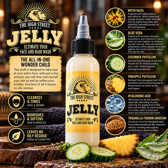 The High Street Beard Jelly – All-in-One Face & Beard Care