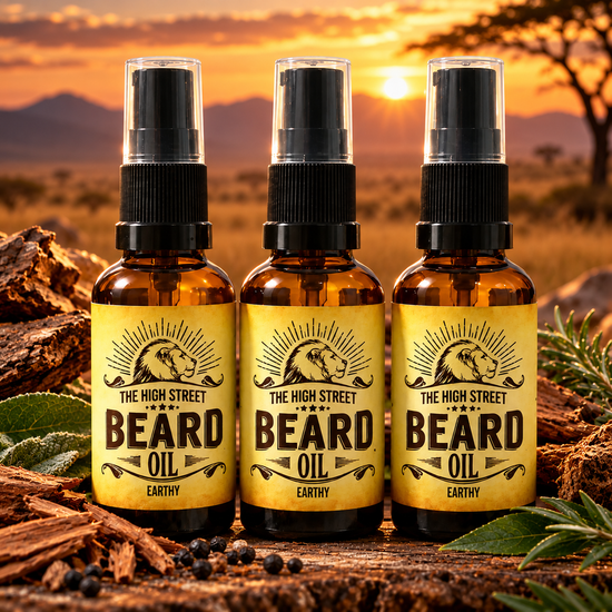 The High Street Earthy Beard Oil 30ml