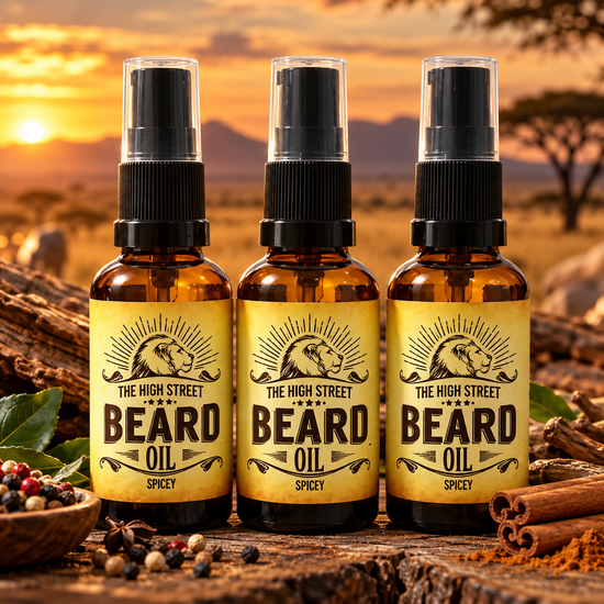 The High Street Spicy Beard Oil 30ml