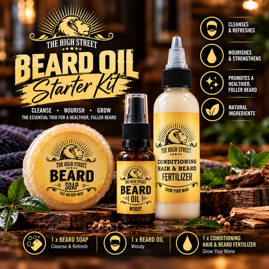 The High Street Beard Oil Starter Kit