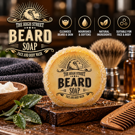 The High Street Beard & Body Soap 50g